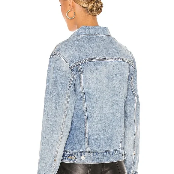 LEVI’S Ex-Boyfriend denim jacket revolve vintage style jean jacket shopbop - Picture 2 of 3